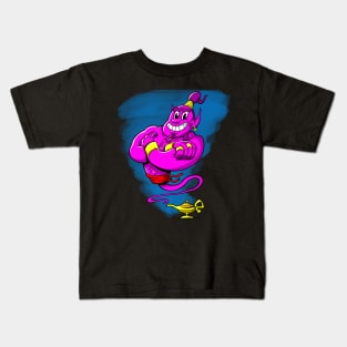 The Genie and the Lamp Kids T-Shirt